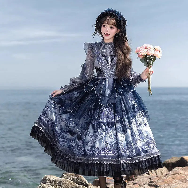 Elegant Long-Sleeve Fashion Dress