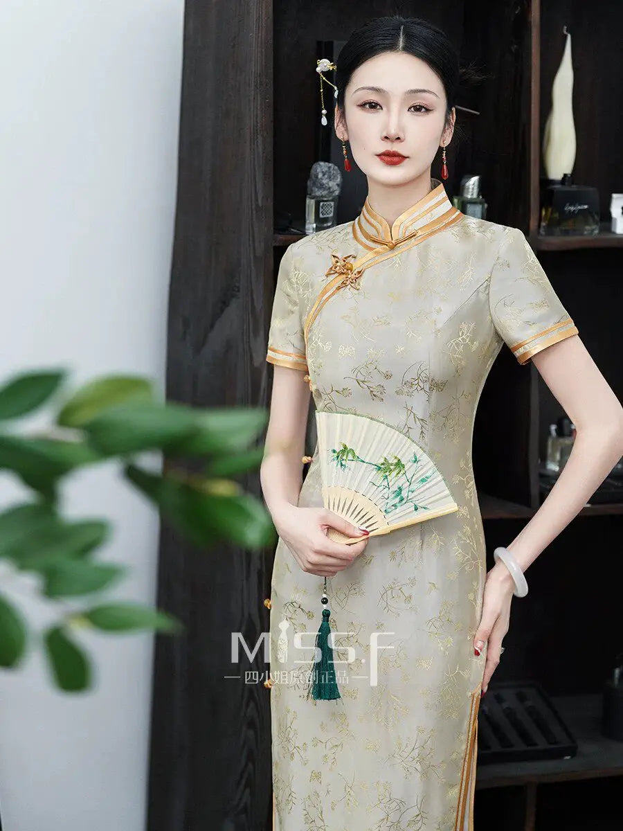 Yellow Silk Everyday Dress