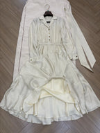 Women's Silk Two-Piece Dress