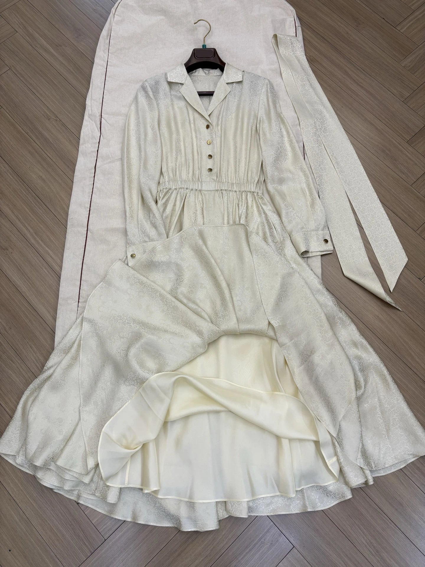 Women's Silk Two-Piece Dress