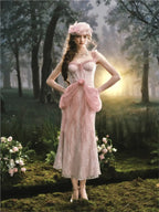 Pink Crabapple Blossom Dress