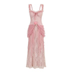 Pink Crabapple Blossom Dress