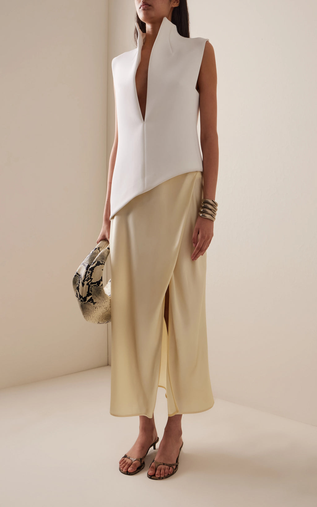 Wo men's Slanted Skirt Dress