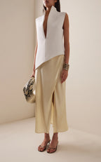 Wo men's Slanted Skirt Dress