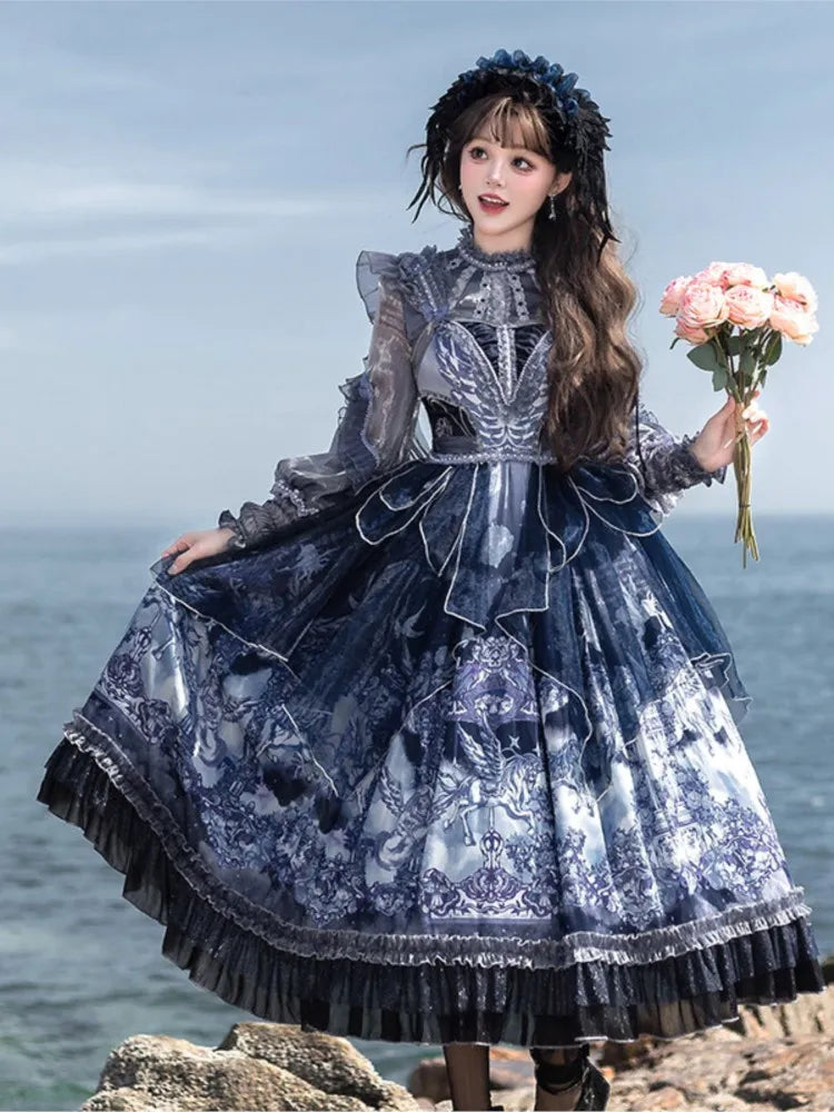 Elegant Long-Sleeve Fashion Dress