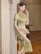 Yellow Silk Everyday Dress